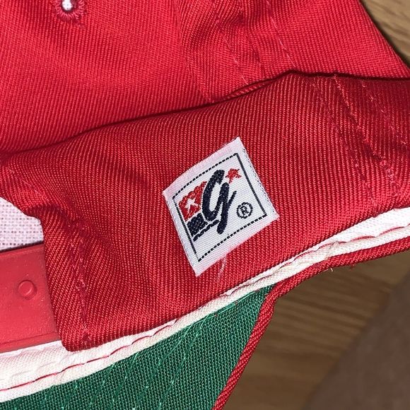 Vintage University of Wisconsin Badgers Split Bar The Game Snapback Hat RARE - Picture 5 of 8